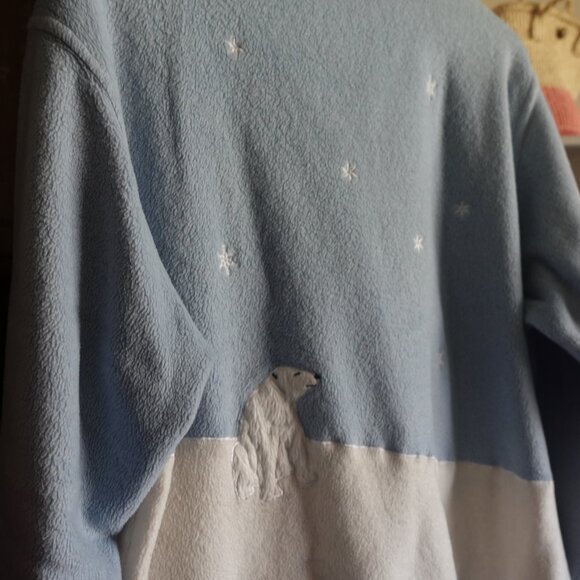 Polar Bear Fleece Button up - Picture 4 of 4